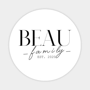 Beau Family EST. 2020, Surname, Beau Magnet